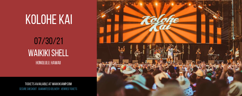 Kolohe Kai at Waikiki Shell tickets Kolohe Kai at Waikiki Shell