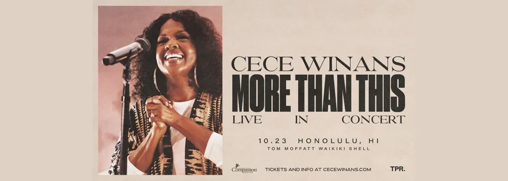 CeCe Winans at Neal S. Blaisdell Center - Tom Moffatt Waikiki Shell