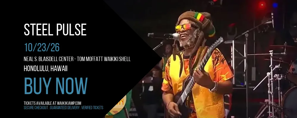 Steel Pulse at Neal S. Blaisdell Center - Tom Moffatt Waikiki Shell